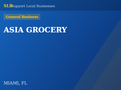 ASIA GROCERY — General Business in MIAMI, FL