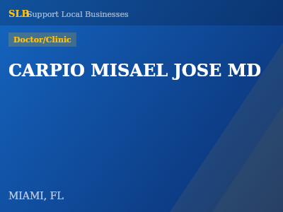 CARPIO MISAEL JOSE MD — Doctor/Clinic in MIAMI, FL