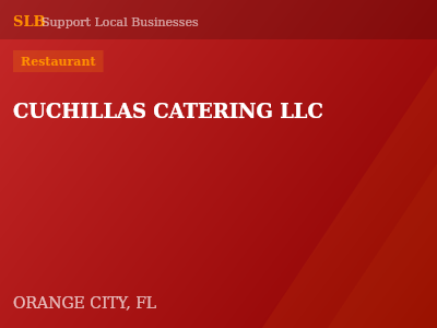 CUCHILLAS CATERING LLC — Restaurant in ORANGE CITY, FL