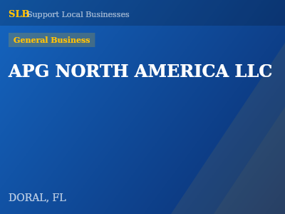 APG NORTH AMERICA LLC — General Business in DORAL, FL