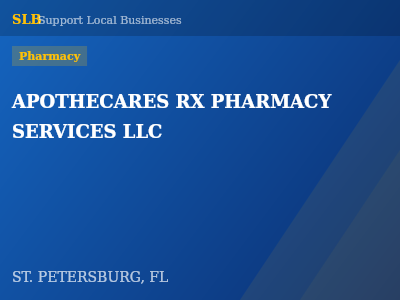 APOTHECARES RX PHARMACY SERVICES LLC — Pharmacy in ST. PETERSBURG, FL