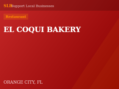 EL COQUI BAKERY — Restaurant in ORANGE CITY, FL