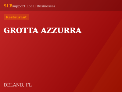 GROTTA AZZURRA — Restaurant in DELAND, FL