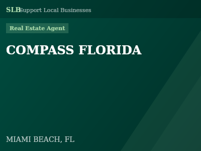 COMPASS FLORIDA — Real Estate Agent in MIAMI BEACH, FL