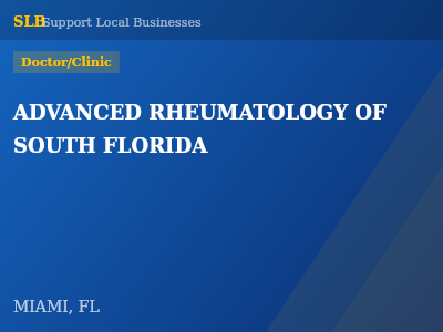 ADVANCED RHEUMATOLOGY OF SOUTH FLORIDA — Doctor/Clinic in MIAMI, FL