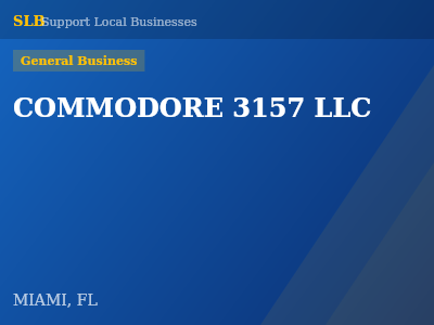 COMMODORE 3157 LLC — General Business in MIAMI, FL