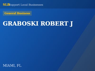 GRABOSKI ROBERT J — General Business in MIAMI, FL