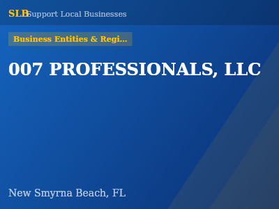 007 PROFESSIONALS, LLC — Business Entities & Registrations in New Smyrna Beach, FL