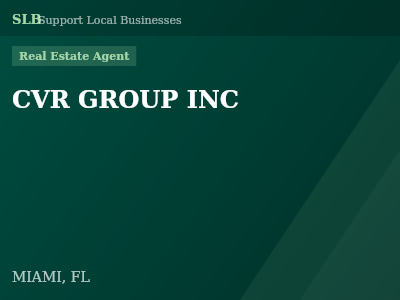 CVR GROUP INC — Real Estate Agent in MIAMI, FL