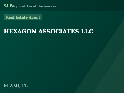HEXAGON ASSOCIATES LLC — Real Estate Agent in MIAMI, FL