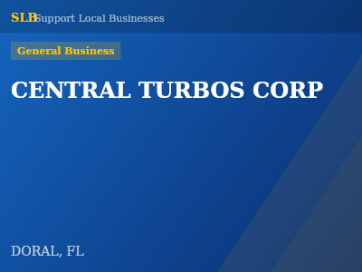CENTRAL TURBOS CORP — General Business in DORAL, FL