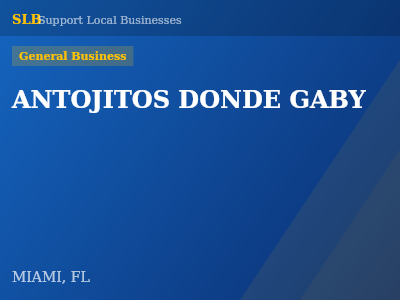 ANTOJITOS DONDE GABY — General Business in MIAMI, FL