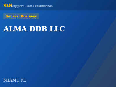 ALMA DDB LLC — General Business in MIAMI, FL