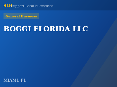 BOGGI FLORIDA LLC — General Business in MIAMI, FL