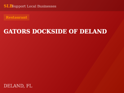 GATORS DOCKSIDE OF DELAND — Restaurant in DELAND, FL