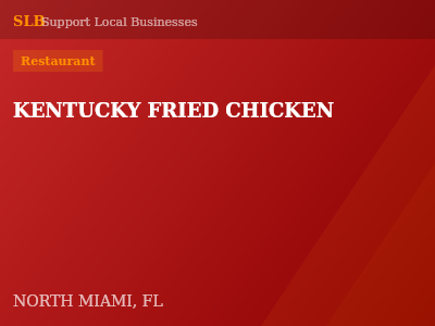 KENTUCKY FRIED CHICKEN — Restaurant in NORTH MIAMI, FL