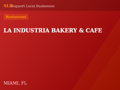 LA INDUSTRIA BAKERY & CAFE — Restaurant in MIAMI, FL