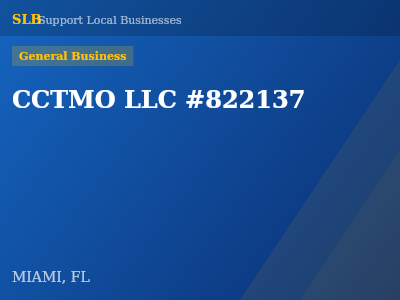 CCTMO LLC #822137 — General Business in MIAMI, FL