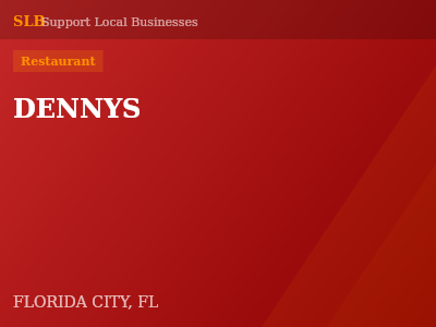 DENNYS — Restaurant in FLORIDA CITY, FL
