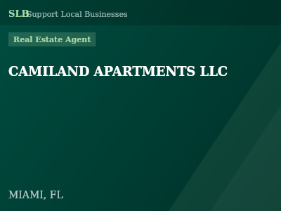CAMILAND APARTMENTS LLC — Real Estate Agent in MIAMI, FL