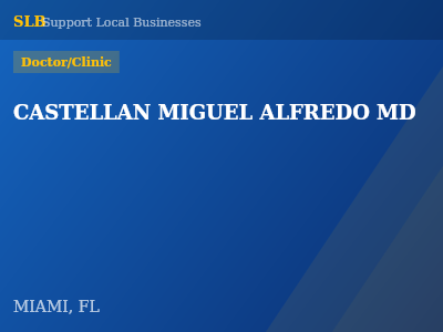 CASTELLAN MIGUEL ALFREDO MD — Doctor/Clinic in MIAMI, FL