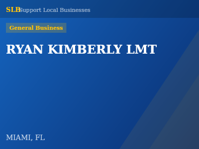 RYAN KIMBERLY LMT — General Business in MIAMI, FL