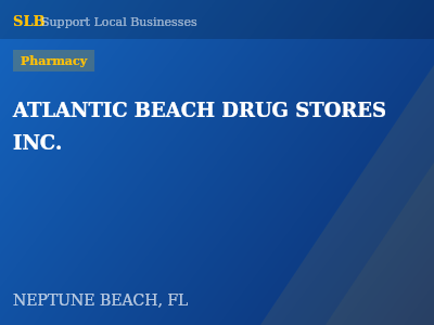 ATLANTIC BEACH DRUG STORES INC. — Pharmacy in NEPTUNE BEACH, FL