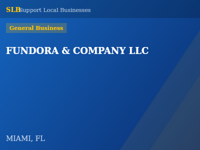 FUNDORA & COMPANY LLC — General Business in MIAMI, FL