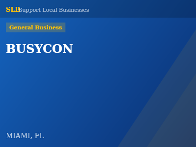 BUSYCON — General Business in MIAMI, FL