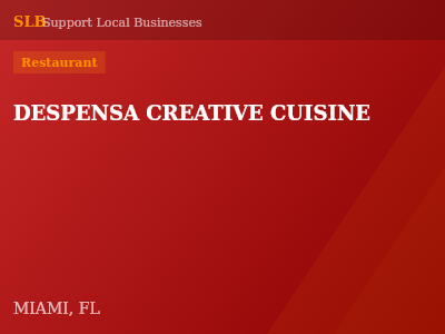 DESPENSA CREATIVE CUISINE — Restaurant in MIAMI, FL