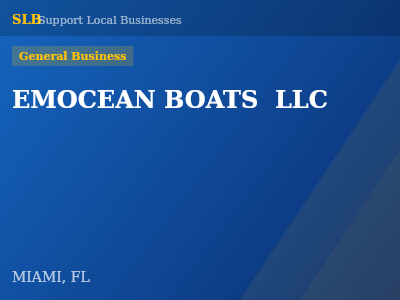 EMOCEAN BOATS  LLC — General Business in MIAMI, FL