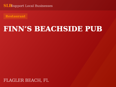FINN’S BEACHSIDE PUB — Restaurant in FLAGLER BEACH, FL