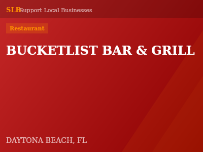 BUCKETLIST BAR & GRILL — Restaurant in DAYTONA BEACH, FL