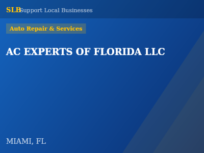 AC EXPERTS OF FLORIDA LLC — Auto Repair & Services in MIAMI, FL