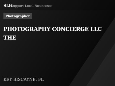 PHOTOGRAPHY CONCIERGE LLC THE — Photographer in KEY BISCAYNE, FL