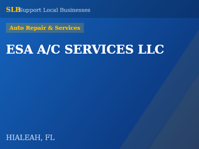 ESA A/C SERVICES LLC — Auto Repair & Services in HIALEAH, FL