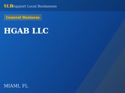 HGAB LLC — General Business in MIAMI, FL