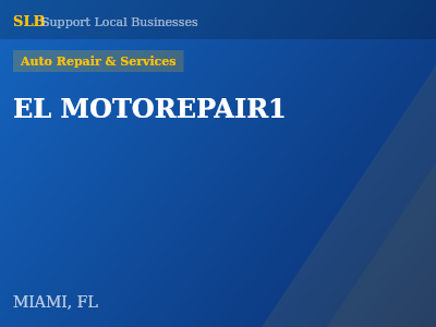 EL MOTOREPAIR1 — Auto Repair & Services in MIAMI, FL