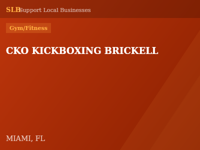 CKO KICKBOXING BRICKELL — Gym/Fitness in MIAMI, FL