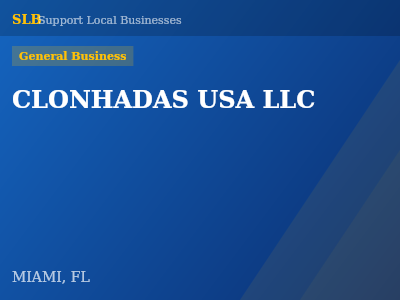 CLONHADAS USA LLC — General Business in MIAMI, FL