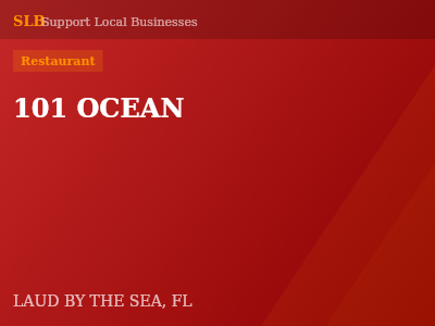 101 OCEAN — Restaurant in LAUD BY THE SEA, FL