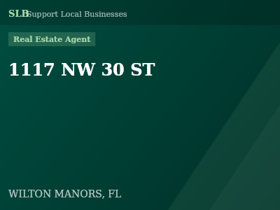 1117 NW 30 ST — Real Estate Agent in WILTON MANORS, FL