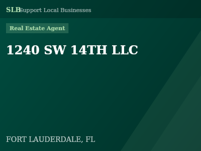 1240 SW 14TH LLC — Real Estate Agent in FORT LAUDERDALE, FL
