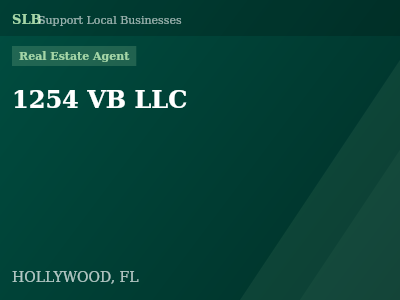 1254 VB LLC — Real Estate Agent in HOLLYWOOD, FL