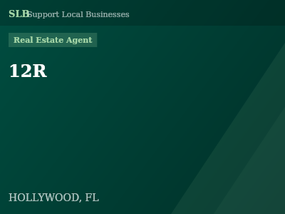 12R — Real Estate Agent in HOLLYWOOD, FL