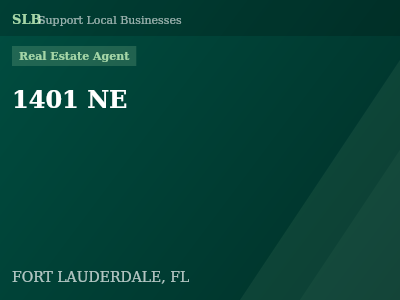 1401 NE — Real Estate Agent in FORT LAUDERDALE, FL