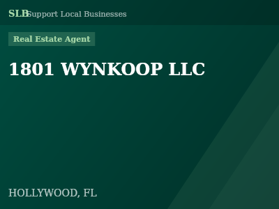 1801 WYNKOOP LLC — Real Estate Agent in HOLLYWOOD, FL
