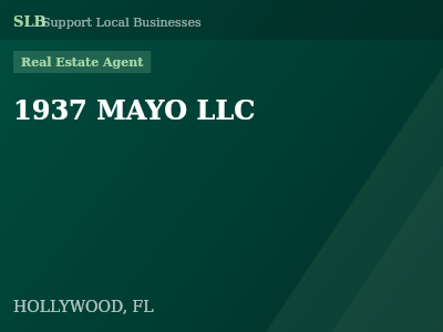 1937 MAYO LLC — Real Estate Agent in HOLLYWOOD, FL