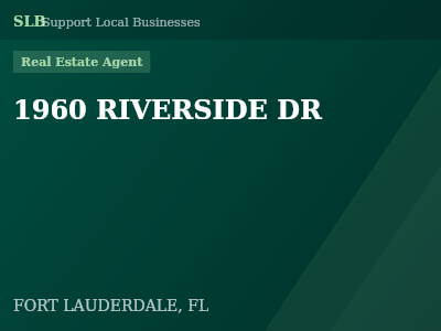 1960 RIVERSIDE DR — Real Estate Agent in FORT LAUDERDALE, FL