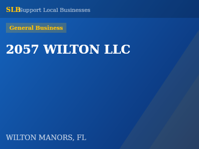 2057 WILTON LLC — General Business in WILTON MANORS, FL